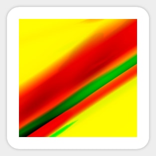 red yellow green abstract texture Sticker